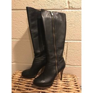 Vince Camuto black heeled boots